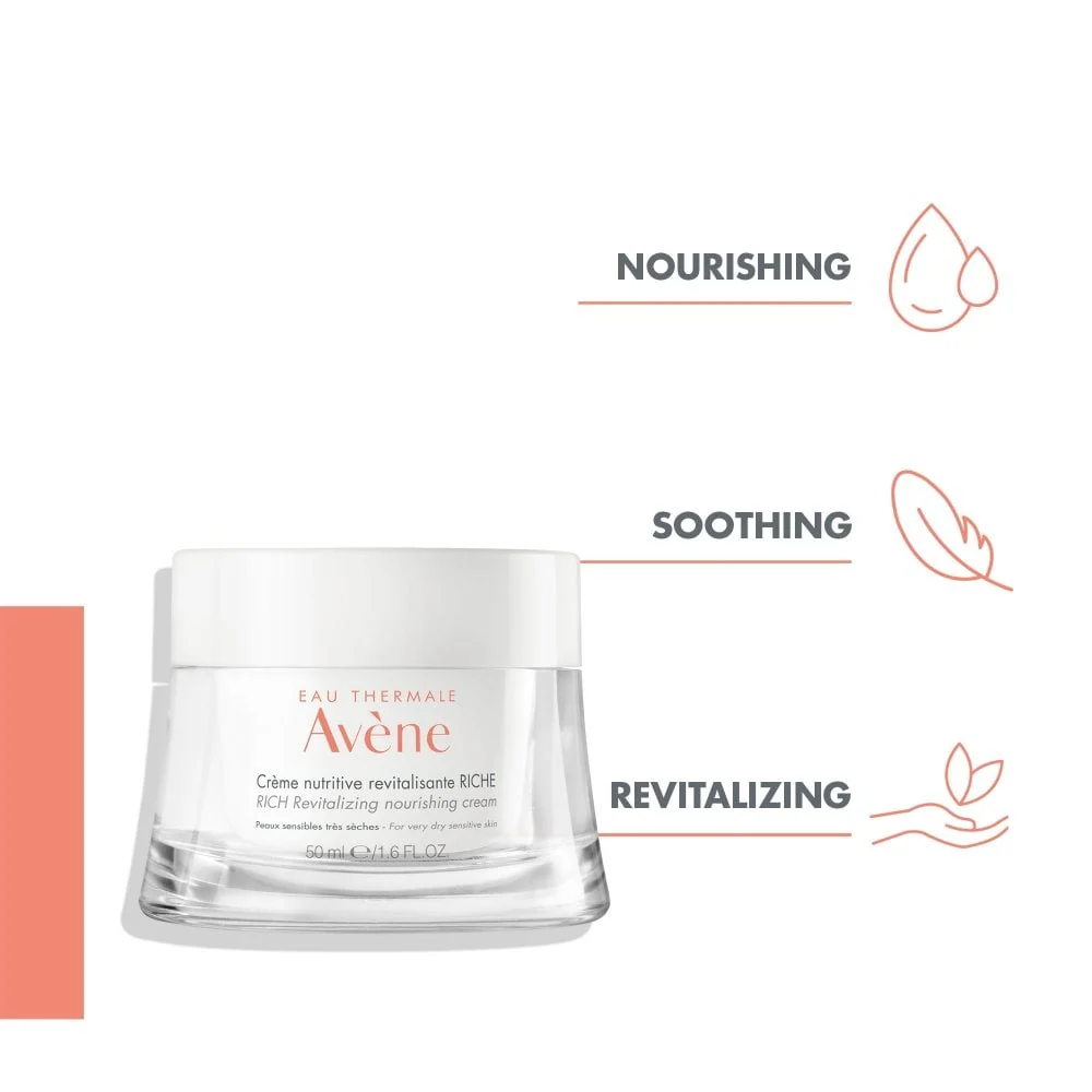 Avene Les Essentiels Revitalising Nourishing Cream Moisturiser 50ml - Image 3