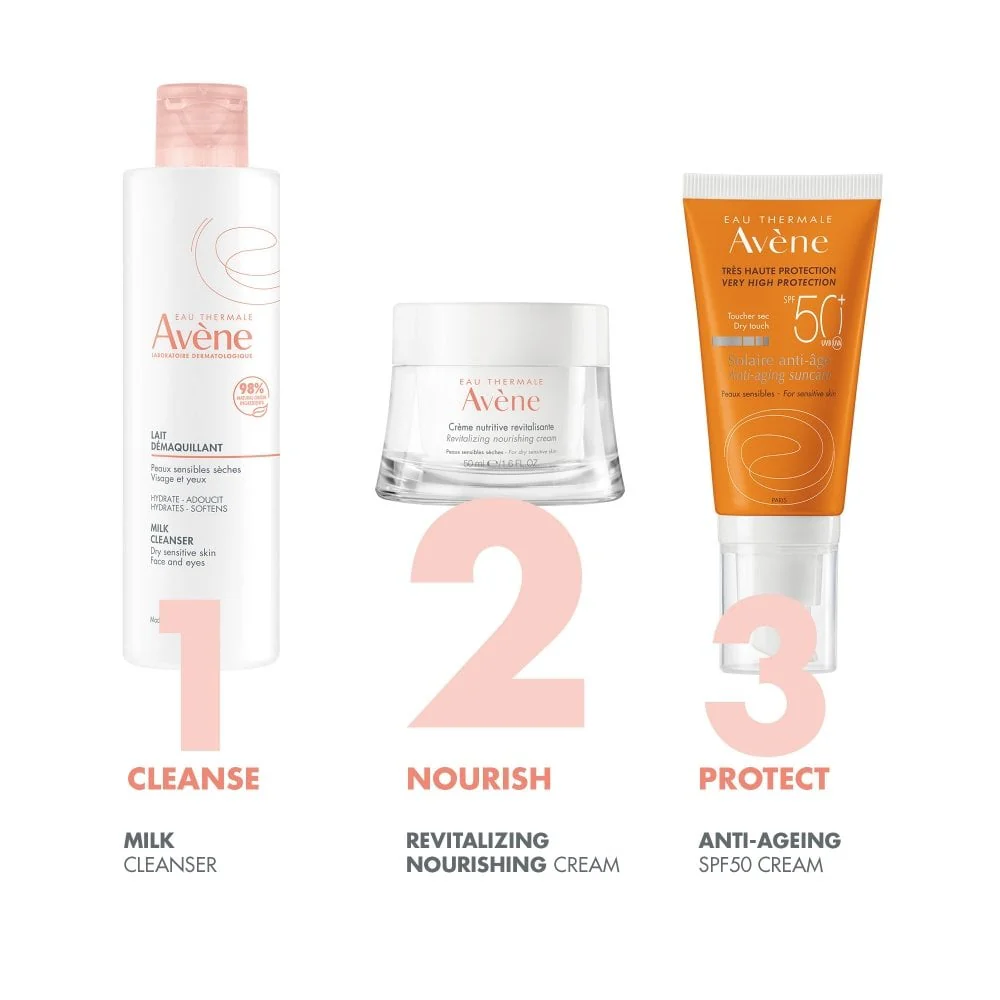 Avene Les Essentiels Revitalising Nourishing Cream Moisturiser 50ml - Image 4