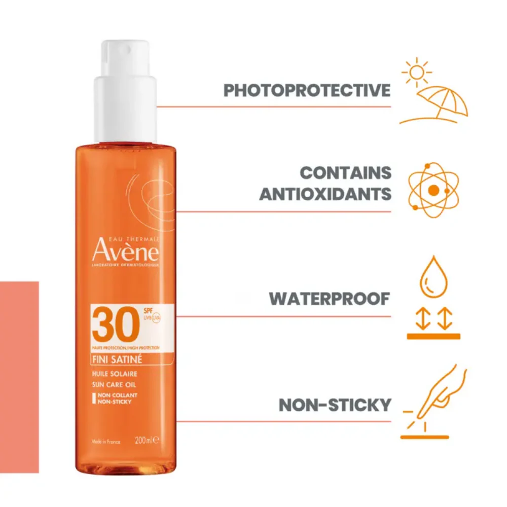 Avene Sun Care Oil SPF30 200ml - Image 4