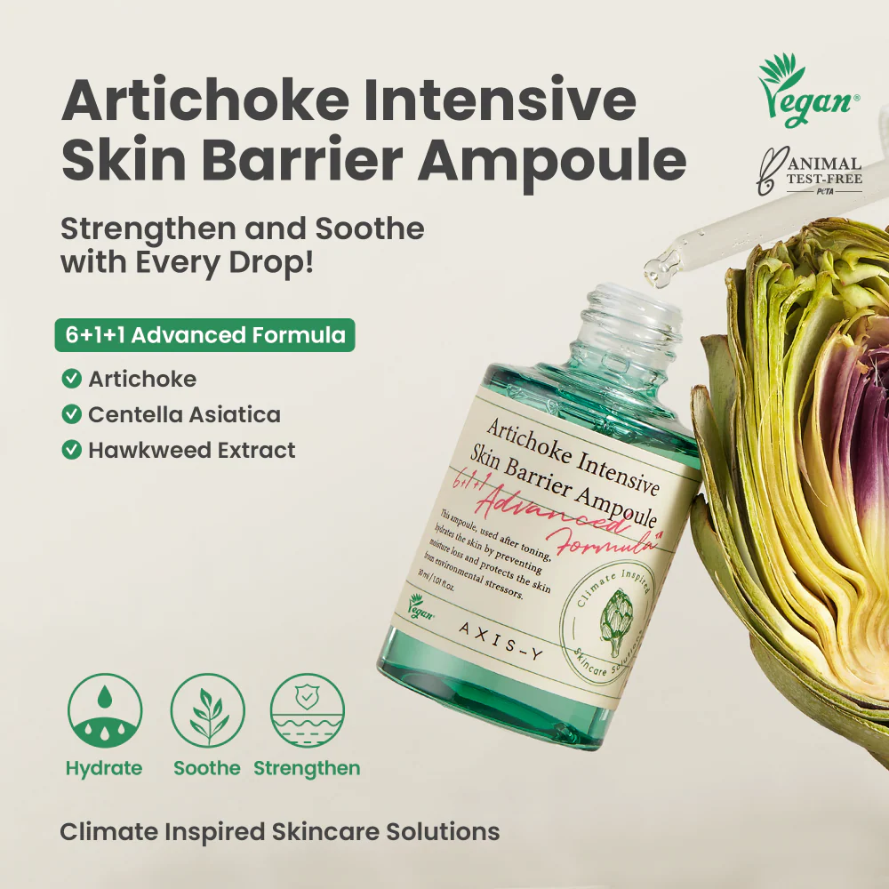 Axis-Y 6+1+1 Artichoke Intensive Skin Barrier Ampoule 30ml - Image 3