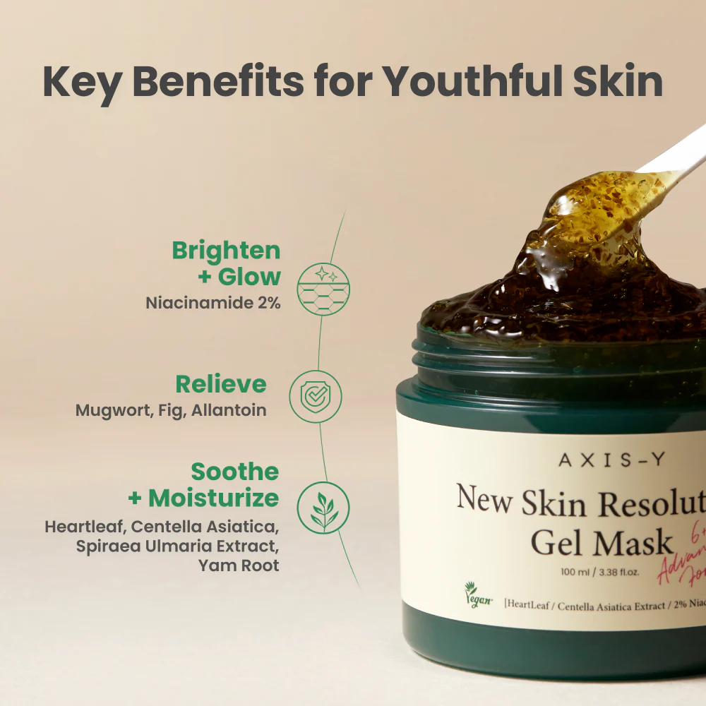 Axis-Y 6+1+1 Heartleaf Skin Soothing Gel Mask 100ml - Image 5