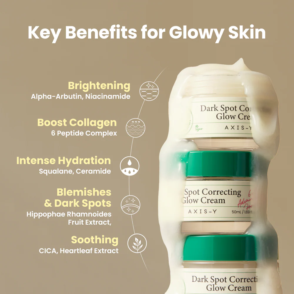 Axis-Y Dark Spot Correcting Glow Cream 50ml - Image 5