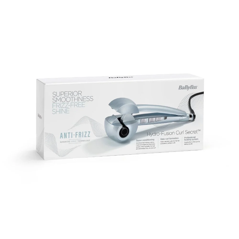 BaByliss Hydro Fusion Anti-Frizz Curl Secret Ceramic Curler Ice C1700 - Image 10