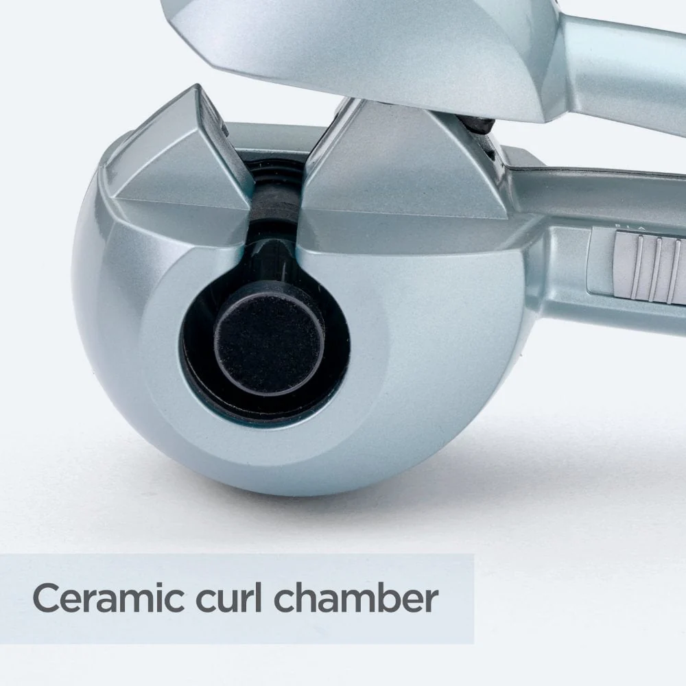 BaByliss Hydro Fusion Anti-Frizz Curl Secret Ceramic Curler Ice C1700 - Image 4