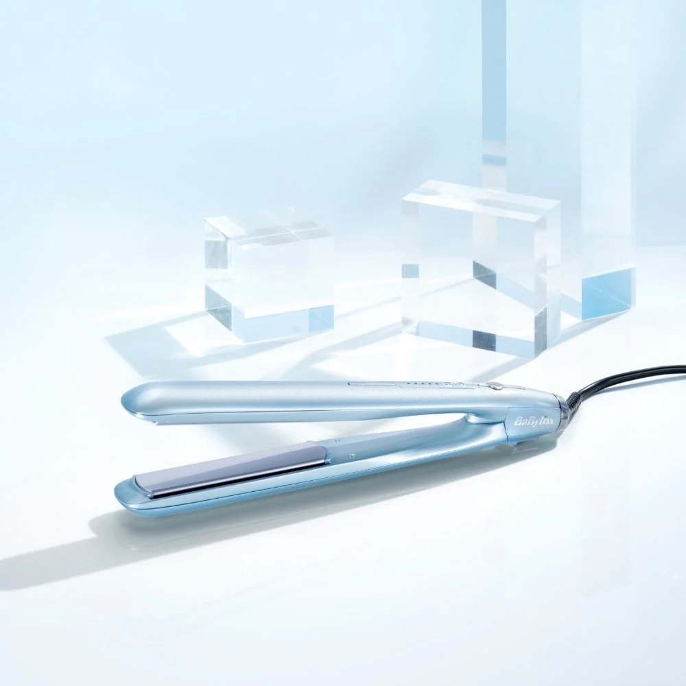BaByliss Hydro Fusion Anti-Frizz Hair Straightener Ice 2573U - Image 8