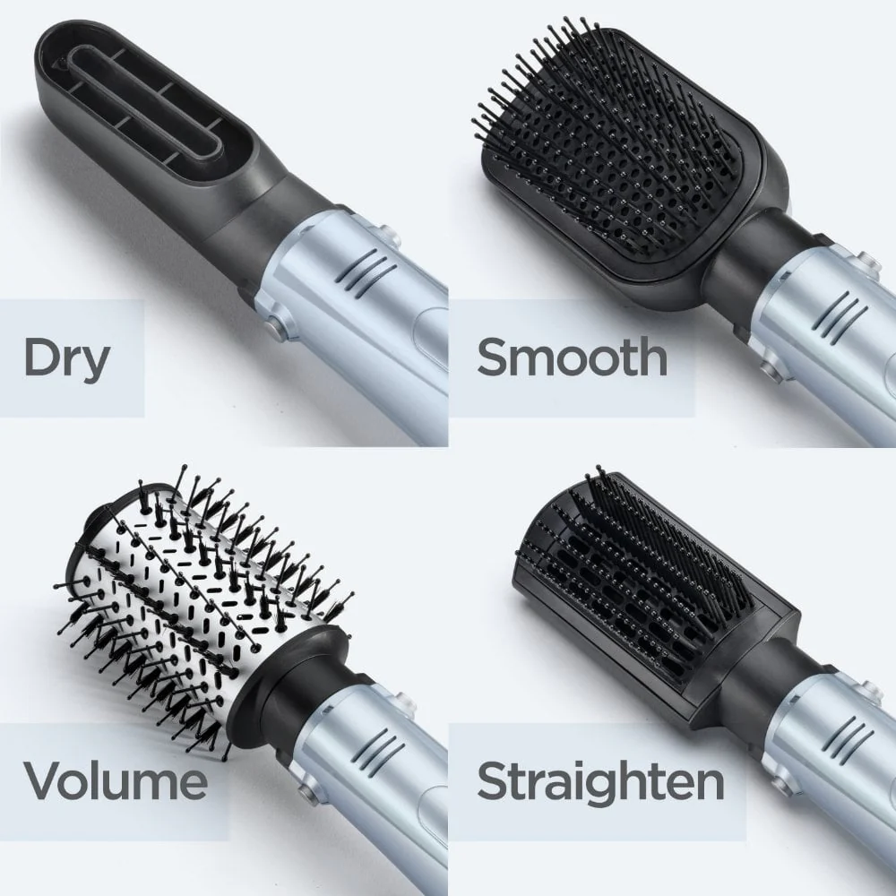 BaByliss Hydro Fusion Smooth & Shape Anti-Frizz 4-In-1 Hair Dryer Brush 2774U - Image 4