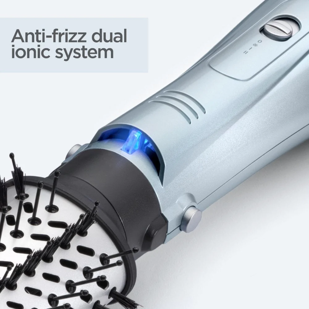 BaByliss Hydro Fusion Smooth & Shape Anti-Frizz 4-In-1 Hair Dryer Brush 2774U - Image 6