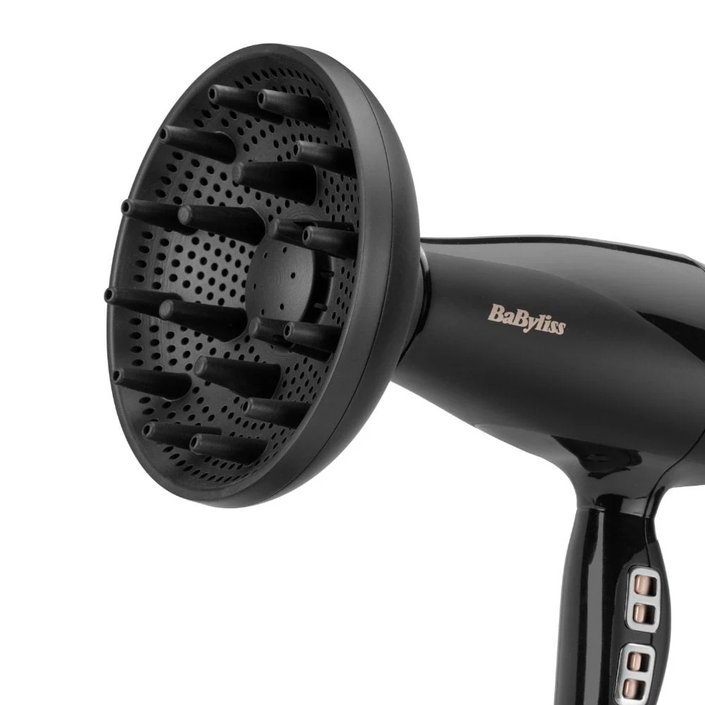 BaByliss Italian 2300 Hair Dryer with Diffuser Black 6716DU - Image 11