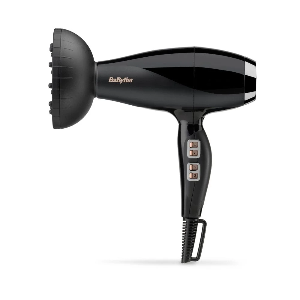BaByliss Italian 2300 Hair Dryer with Diffuser Black 6716DU - Image 14