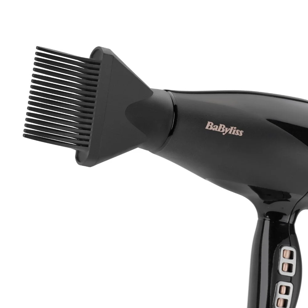 BaByliss Italian 2300 Hair Dryer with Diffuser Black 6716DU - Image 7