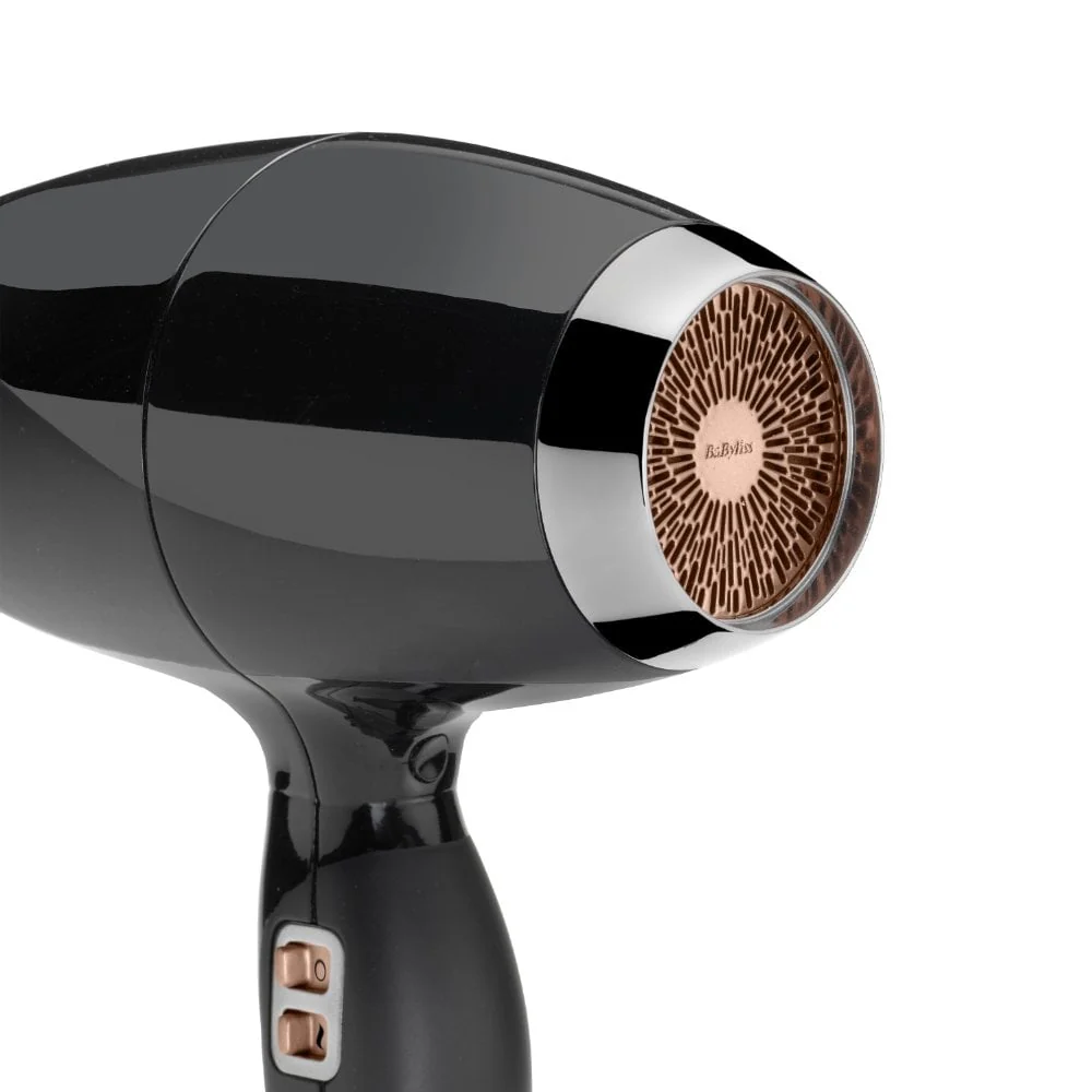 BaByliss Italian 2300 Hair Dryer with Diffuser Black 6716DU - Image 9