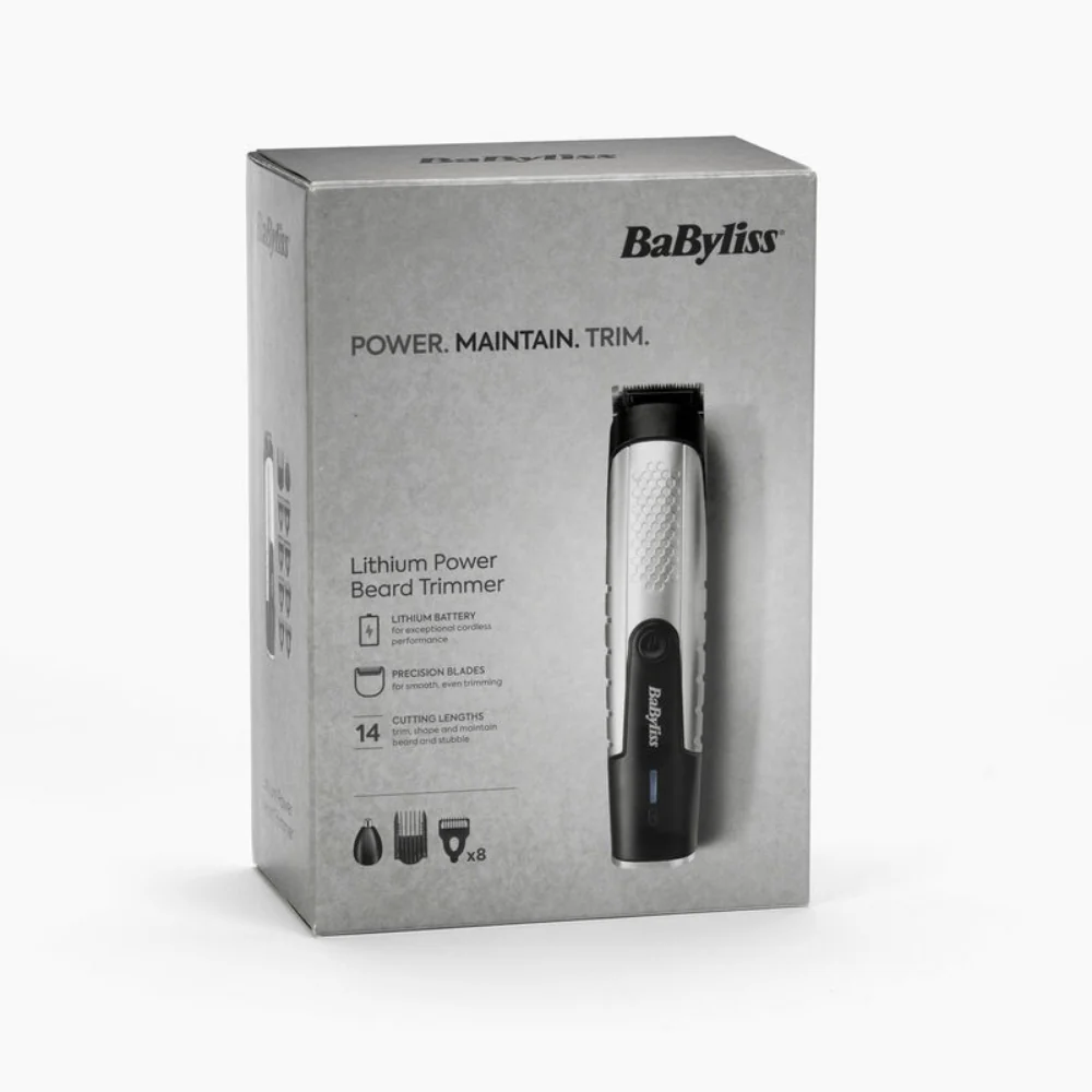 BaByliss Lithium Beard Trimmer T812U - Image 2