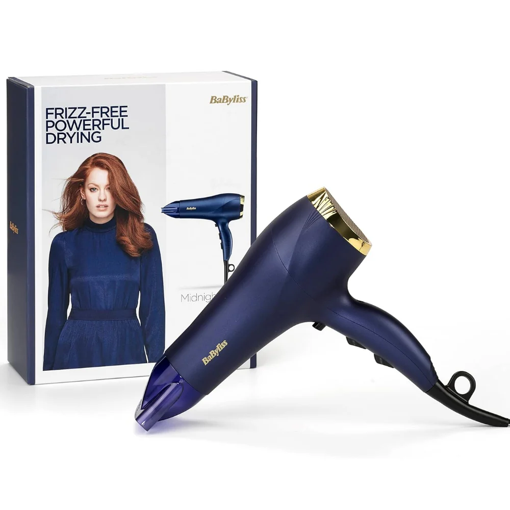 BaByliss Midnight Luxe 2300 Hair Dryer 5781U - Image 2