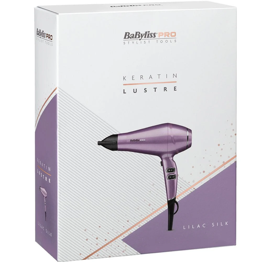 Babyliss Pro Keratin Lustre Hair Dryer Lilac Silk - Image 2