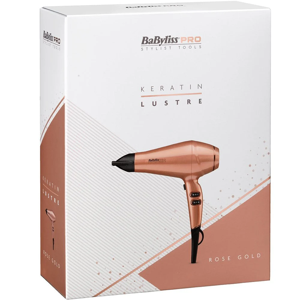 Babyliss Pro Keratin Lustre Hair Dryer Rose Gold - Image 2