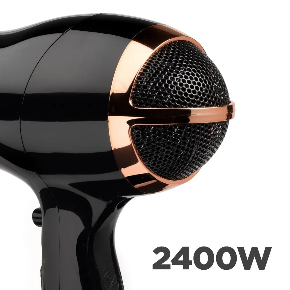 BaByliss Rose Lustre 2400 Hair Dryer Black 5736DU - Image 3