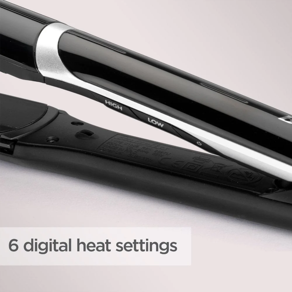 BaByliss Smooth Pro 235 Wide Hair Straightener Black 2597U - Image 4
