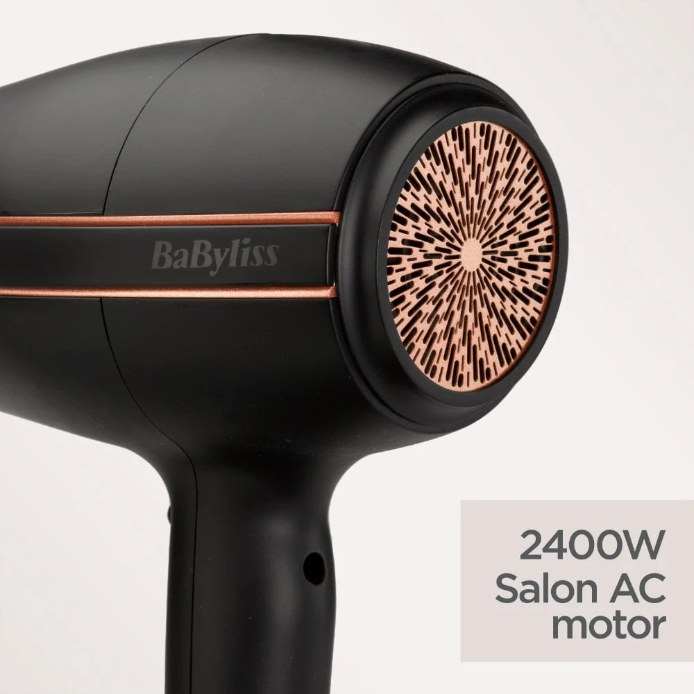 BaByliss Super Power Pro 2400 Hair Dryer Black 5240U - Image 4