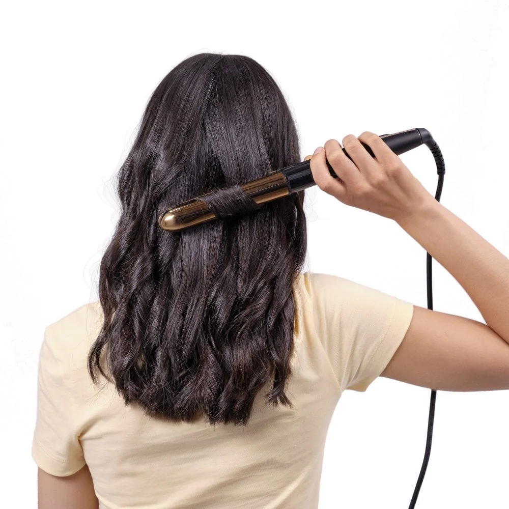 BaByliss Titanium Brilliance Straight & Curl Hair Straightener Rose Gold 2481U - Image 3