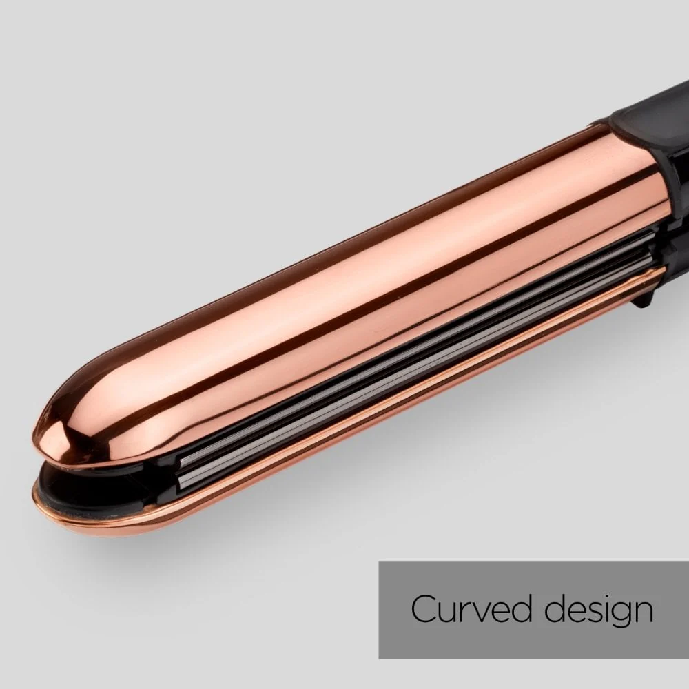 BaByliss Titanium Brilliance Straight & Curl Hair Straightener Rose Gold 2481U - Image 8