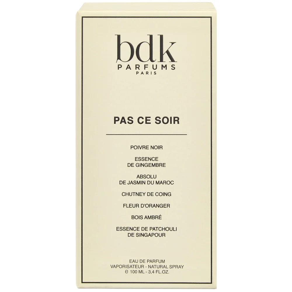 BDK Parfums Pas Ce Soir Eau De Parfum 100ml - Image 3