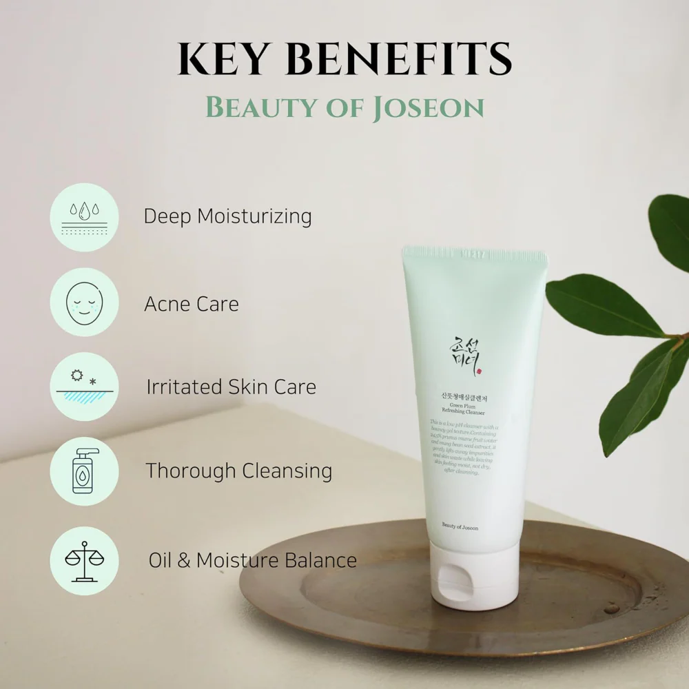 Beauty Of Joseon Green Plum Refreshing Cleanser 100ml - Image 3