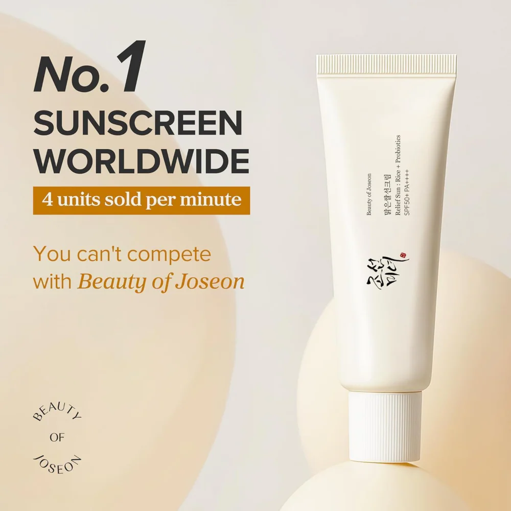 Beauty Of Joseon Rice & Probiotic Sunscreen PA++++ SPF50+ 50ml - Image 6