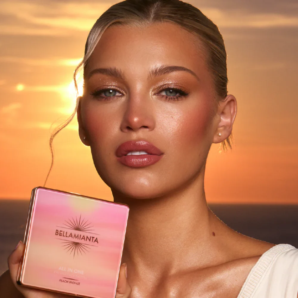 Bellamianta All in One Peach Bronze 8 Colour Makeup Palette - Image 5