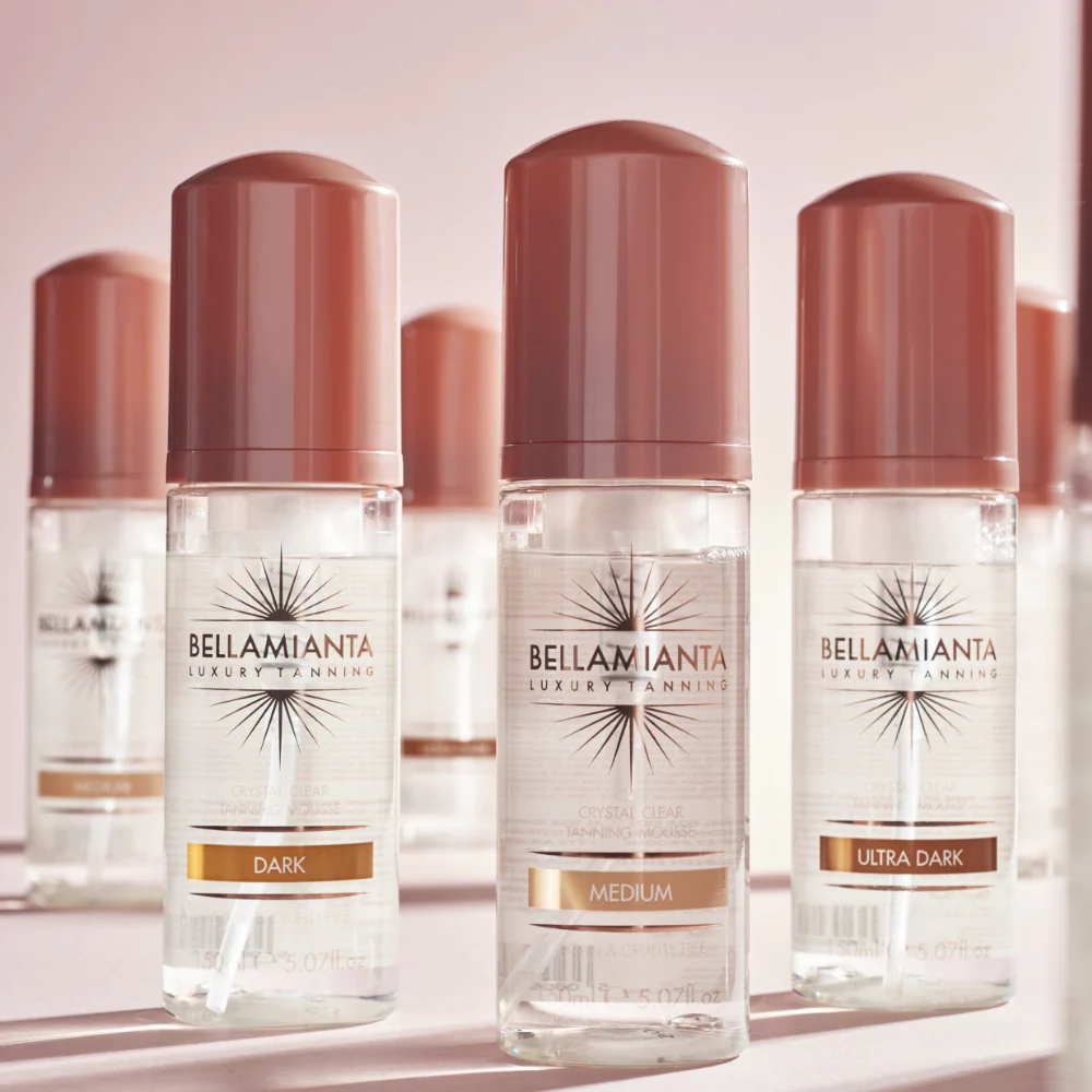 Bellamianta Crystal Clear Tanning Mousse Dark 150ml - Image 5