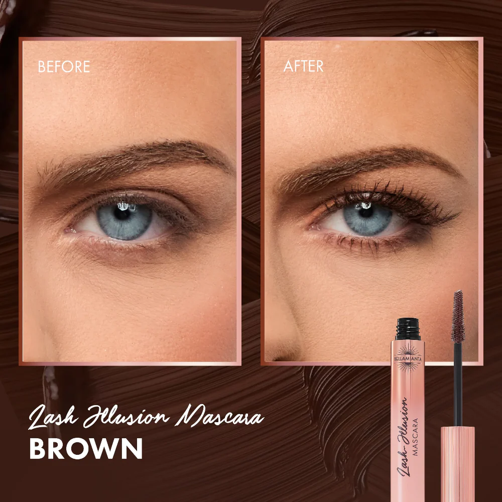 Bellamianta Lash Illusion Tubing Mascara Brown 12ml - Image 2