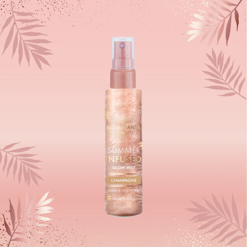 Bellamianta Summer Infused Glow Mist Champagne 100ml - Image 2