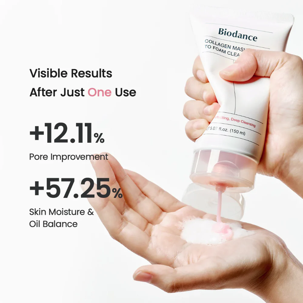 Biodance Collagen Mask To Foam Cleanser 150ml - Image 6