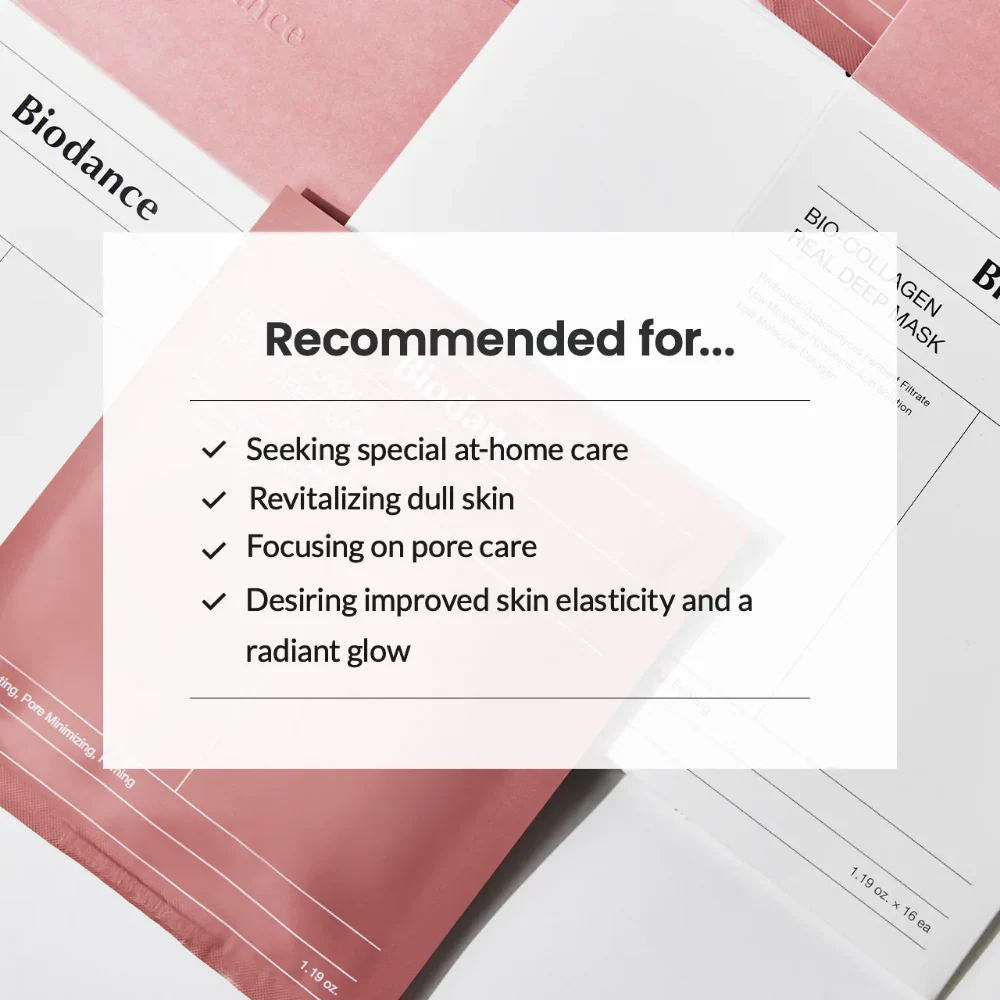 Biodance Collagen Real Deep Mask Pack 4 x 34g - Image 10