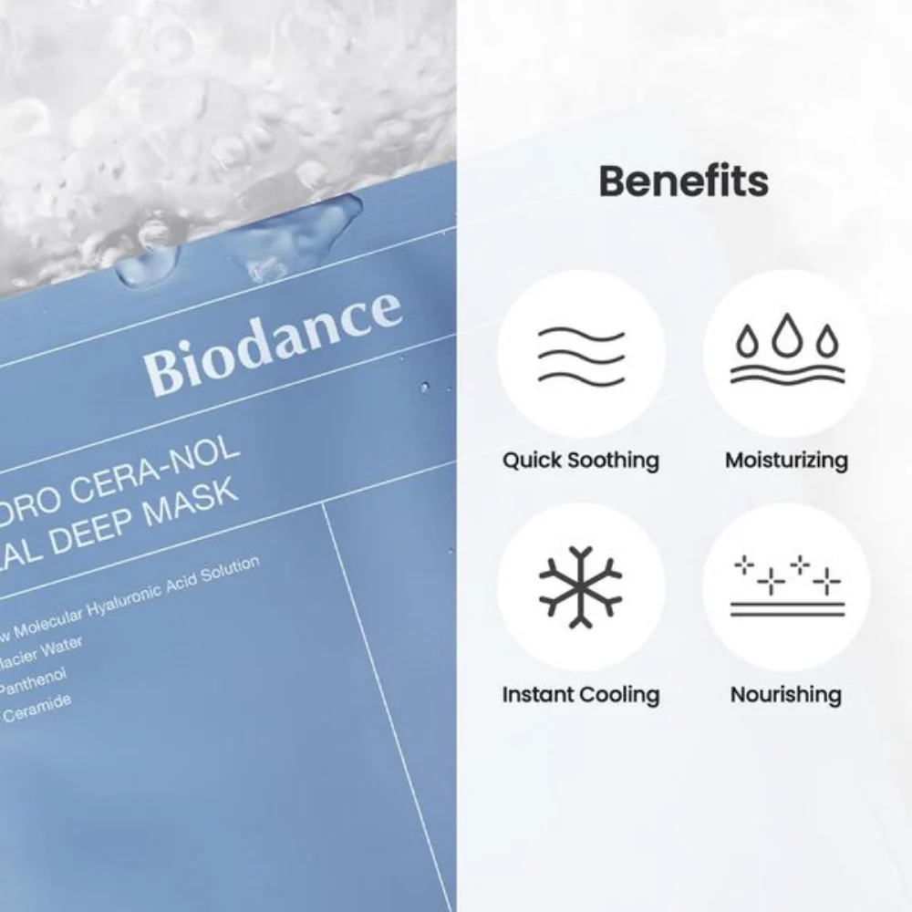Biodance Hydro Cera-Nol Real Deep Mask Pack 4 x 34g - Image 4