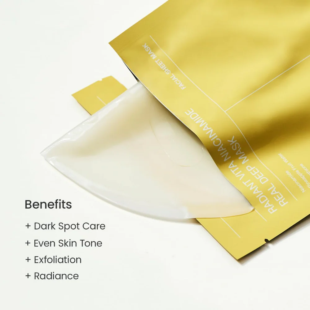 Biodance Radiant Vita Niacinamide Real Deep Mask 34g - Image 2