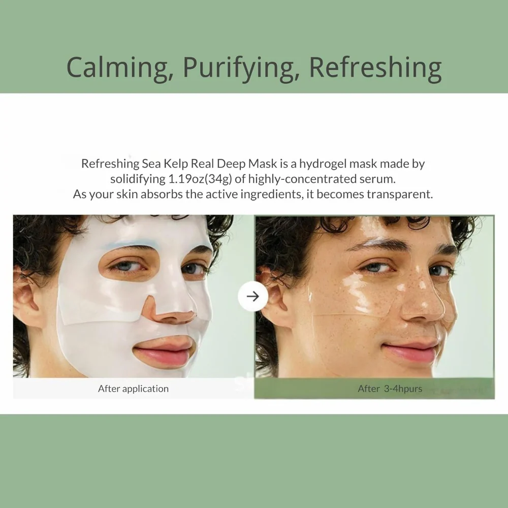 Biodance Refreshing Sea Kelp Real Deep Mask 4 x 34g - Image 5