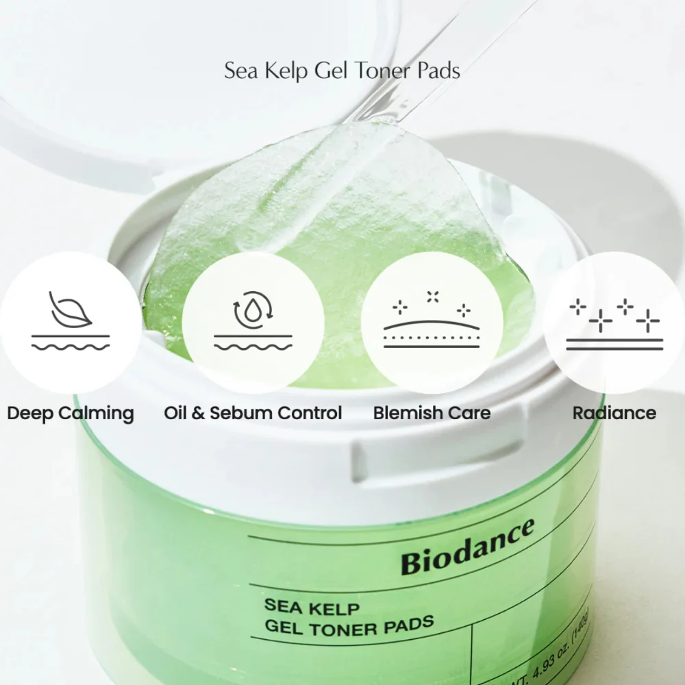 Biodance Sea Kelp Gel Toner Pads x60 - Image 4