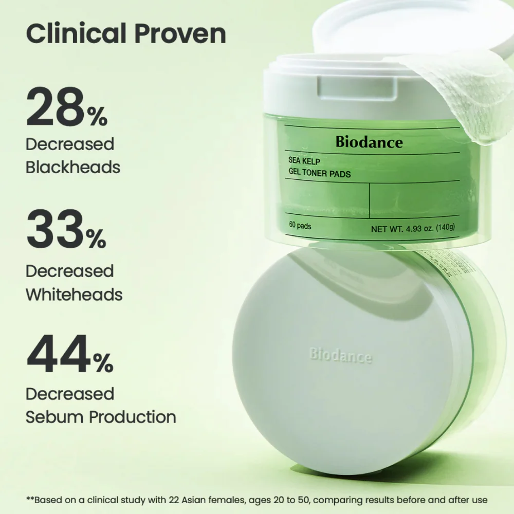 Biodance Sea Kelp Gel Toner Pads x60 - Image 5