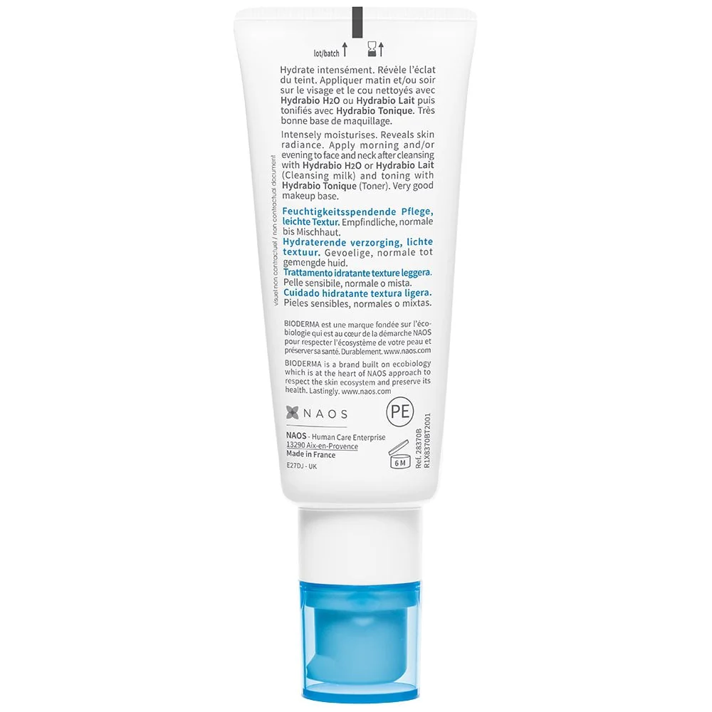 Bioderma Hydrabio Gel Creme Light Moisturising Care 40ml - Image 3