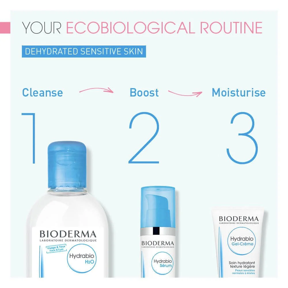Bioderma Hydrabio H2O Moisturising Micellar Makeup Removing Cleanser 500ml - Image 5