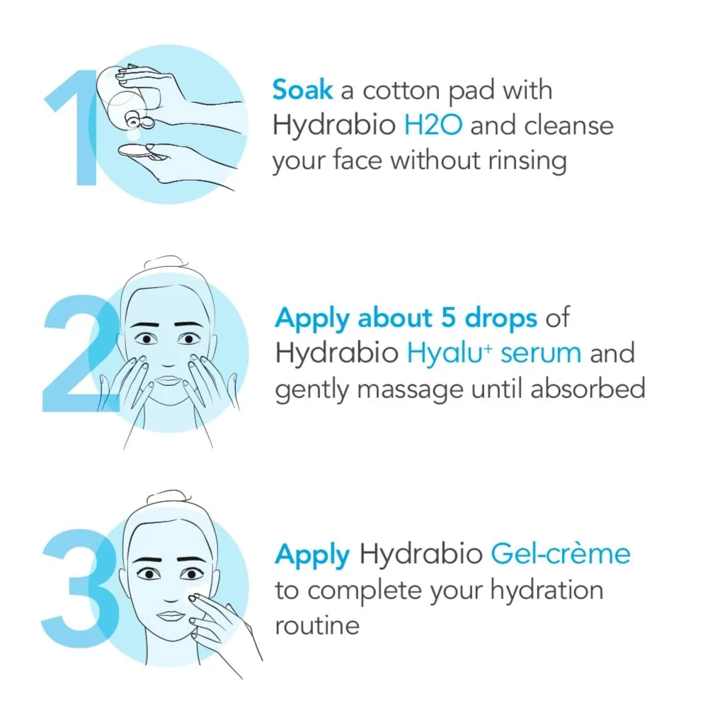 Bioderma Hydrabio Hyalu+ Serum Self-rehydrating Replumping Concentrate 30ml - Image 5