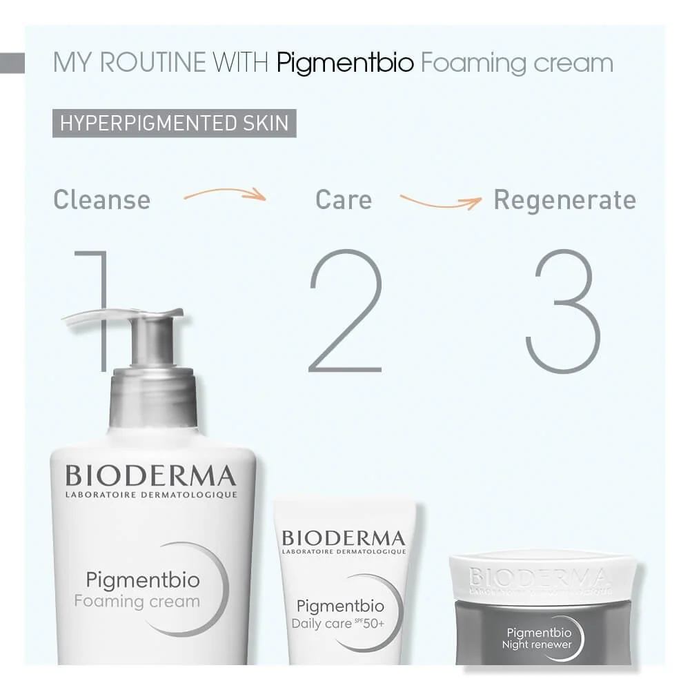 Bioderma Pigmentbio Brightening Foaming Cream Cleanser 200ml - Image 3