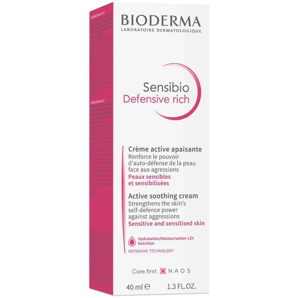 Bioderma Sensibio Defensive Rich Active Soothing Cream 40ml - Image 3