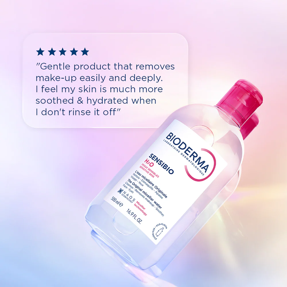 Bioderma Sensibio H2O Micellar Water Makeup Removing Cleanser 250ml - Image 8