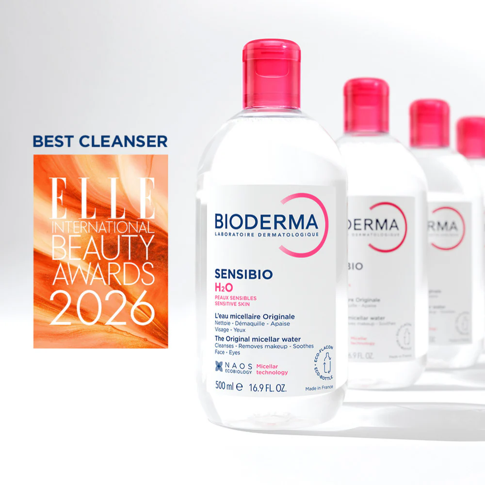 Bioderma Sensibio H2O Micellar Water Makeup Removing Cleanser 500ml - Image 3