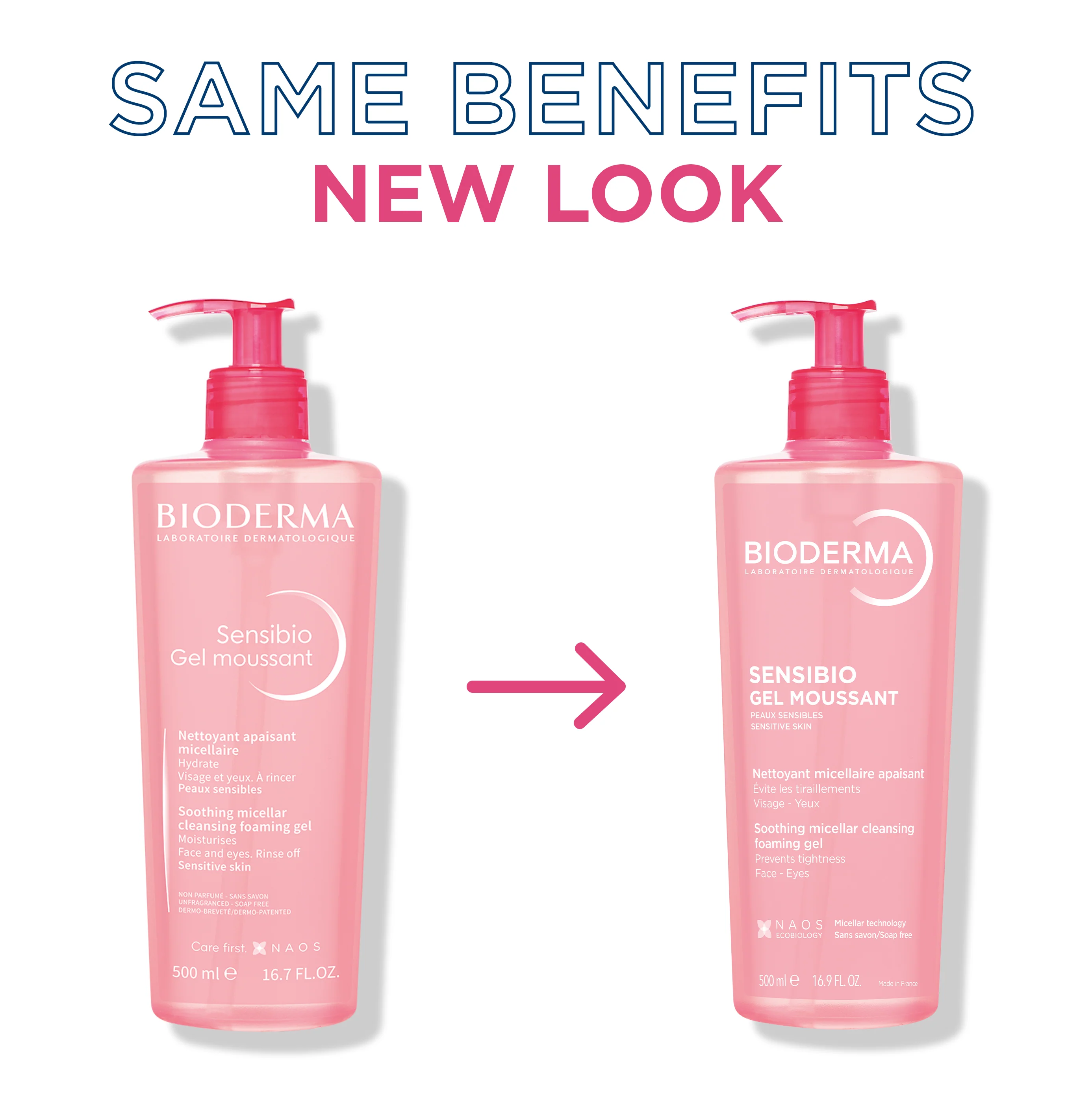 Bioderma Sensibio Soothing Micellar Cleansing Foaming Gel 500ml - Image 6