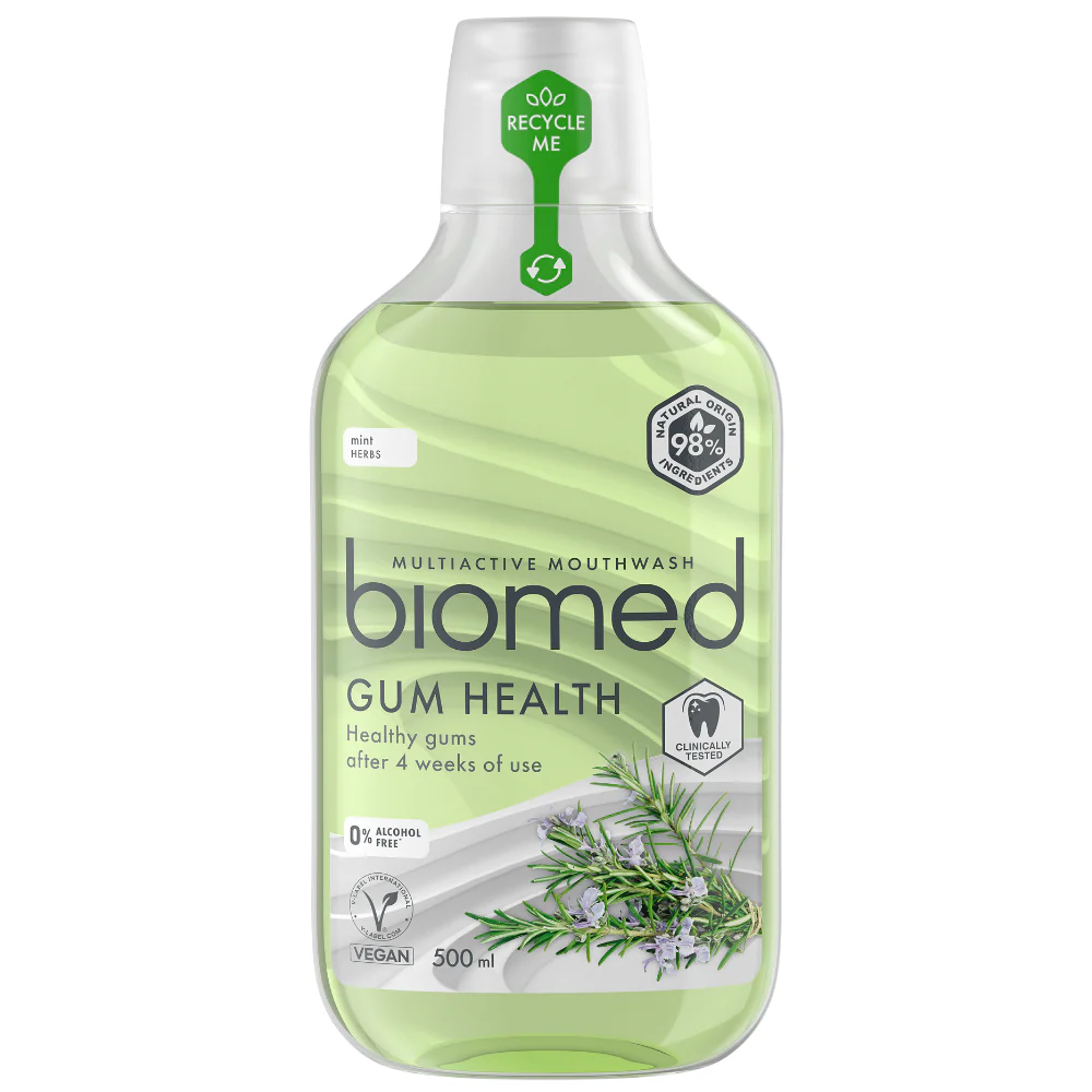 Biomed 98% Natural Gum Health Multiactive Mouthwash 500ml - Image 5