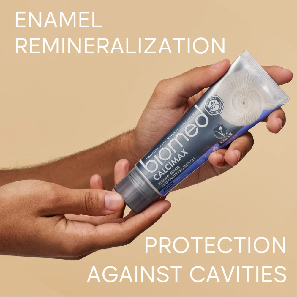 Biomed Calcimax 97% Natural Enamel Repair & Cavity Protection Toothpaste 100g - Image 2