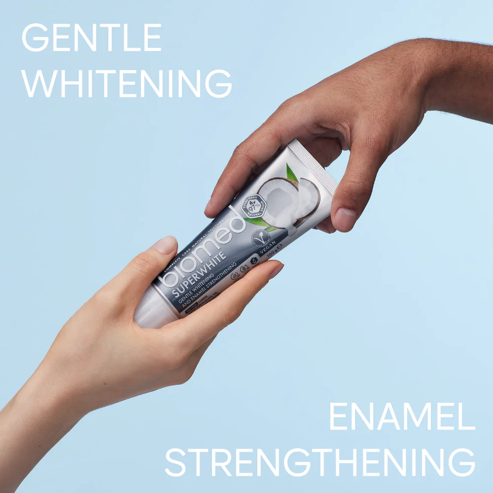 Biomed Superwhite 97% Natural Gentle Whitening & Enamel Strengthening Toothpaste 100g - Image 2