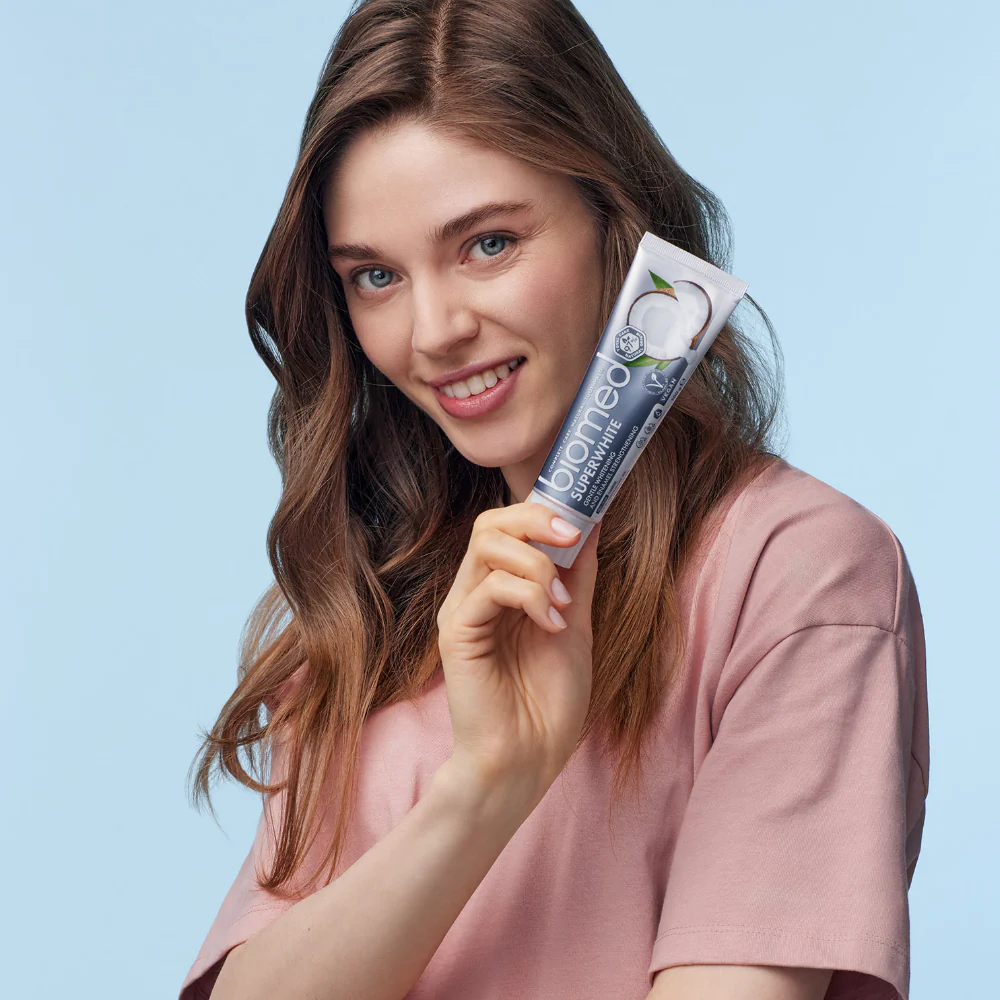 Biomed Superwhite 97% Natural Gentle Whitening & Enamel Strengthening Toothpaste 100g - Image 4